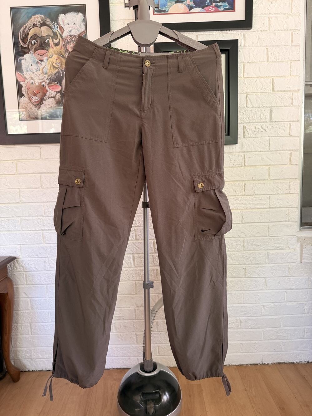Nike Fit Dry Brown Utility Cargo Pants Women's Large